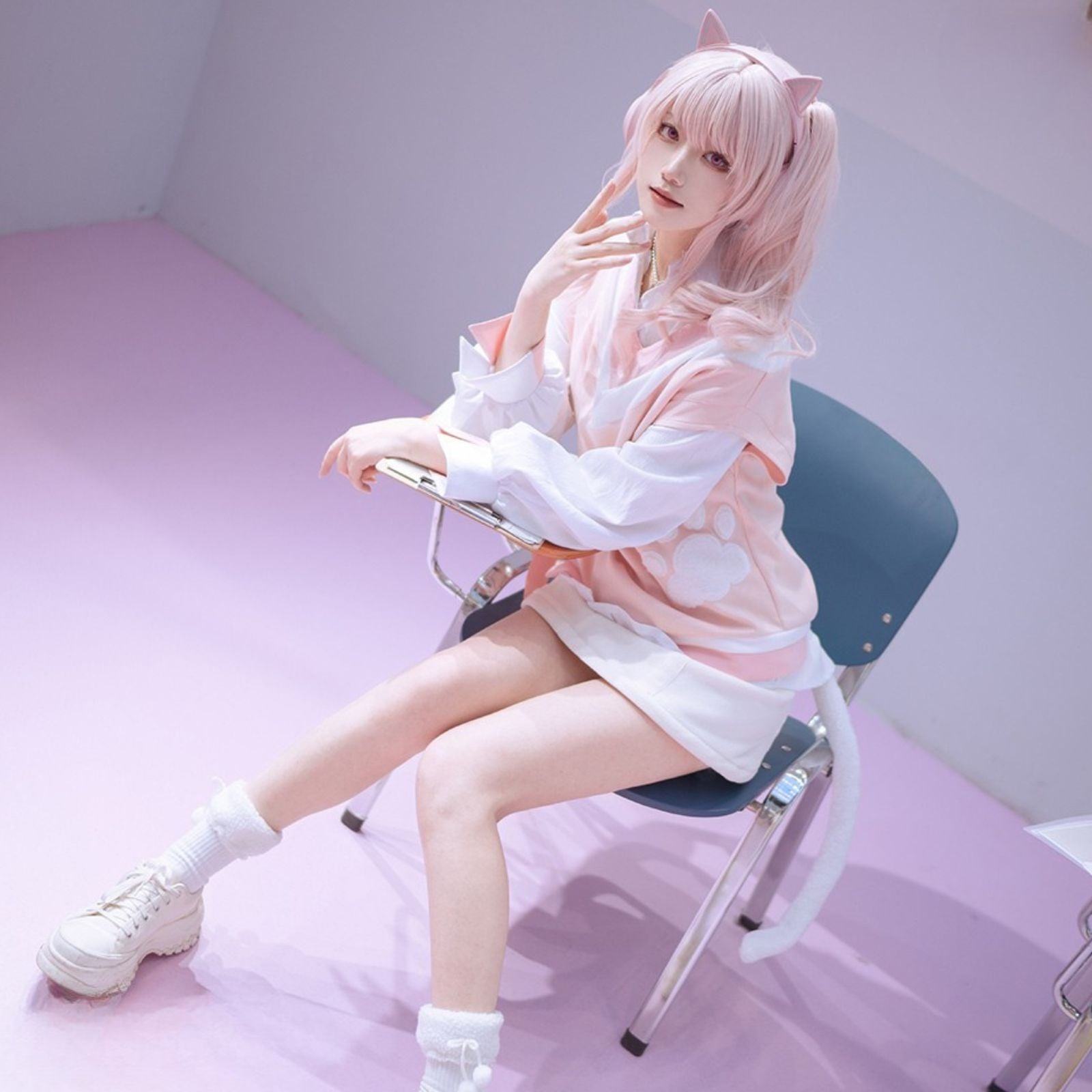 プロセカ 暁山瑞希 コスプレ 制服 アニメ ゲーム ドーナツとピース