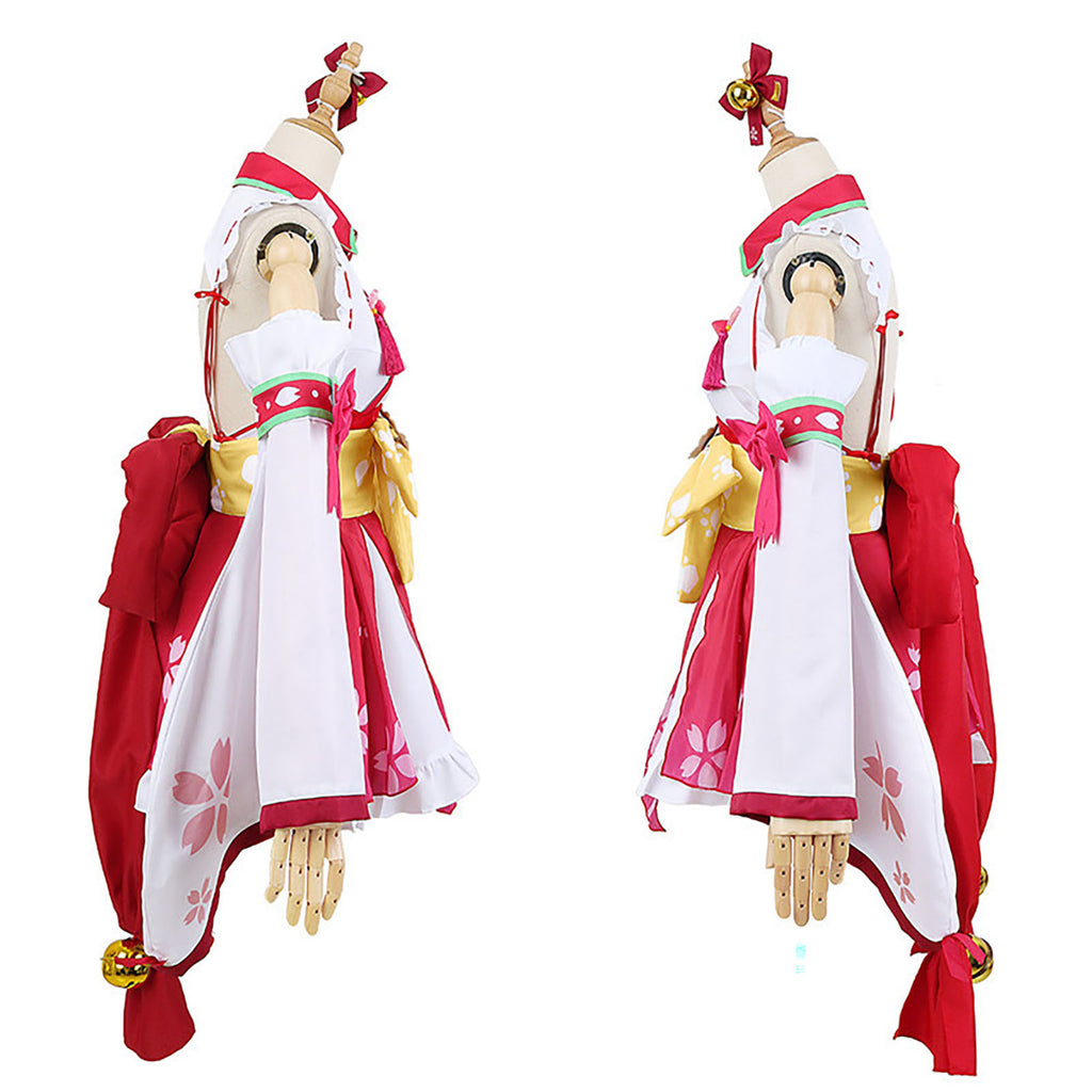 ホロライブ さくらみこ コスプレ ハロウィン 和服 着物 巫女