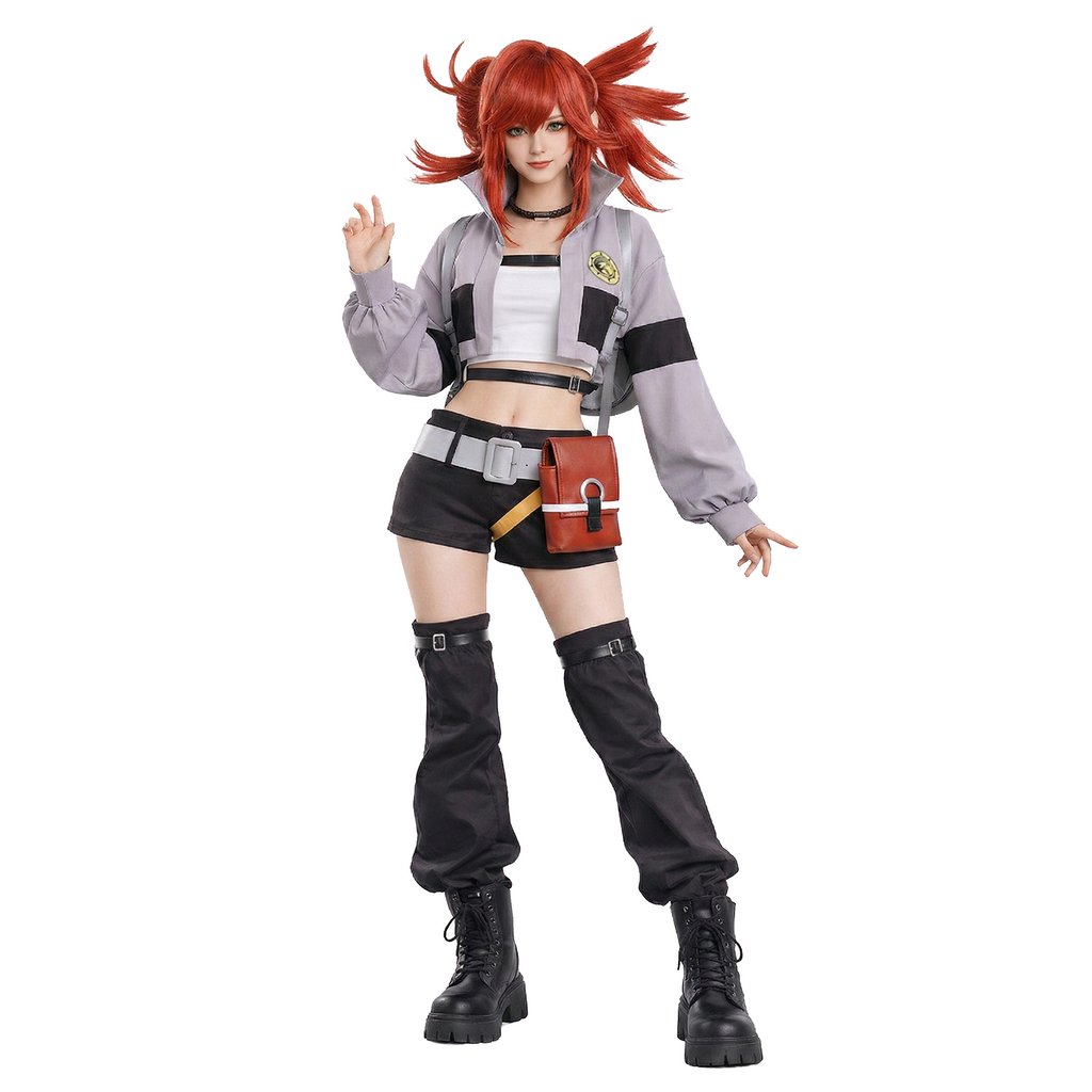 ガチアクタ リヨウ コスプレ衣装 ウィッグ付き コスチューム