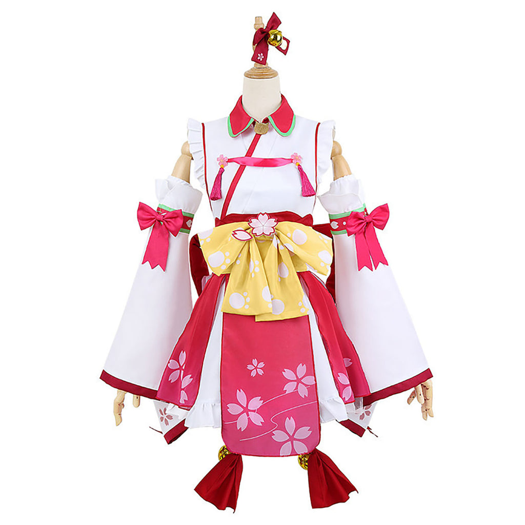 ホロライブ さくらみこ コスプレ ハロウィン 和服 着物 巫女