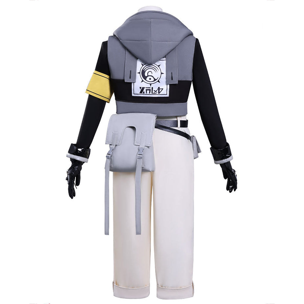 ガチアクタ ルド コスプレ衣装 ウィッグ付き コスチューム 詳細　背面