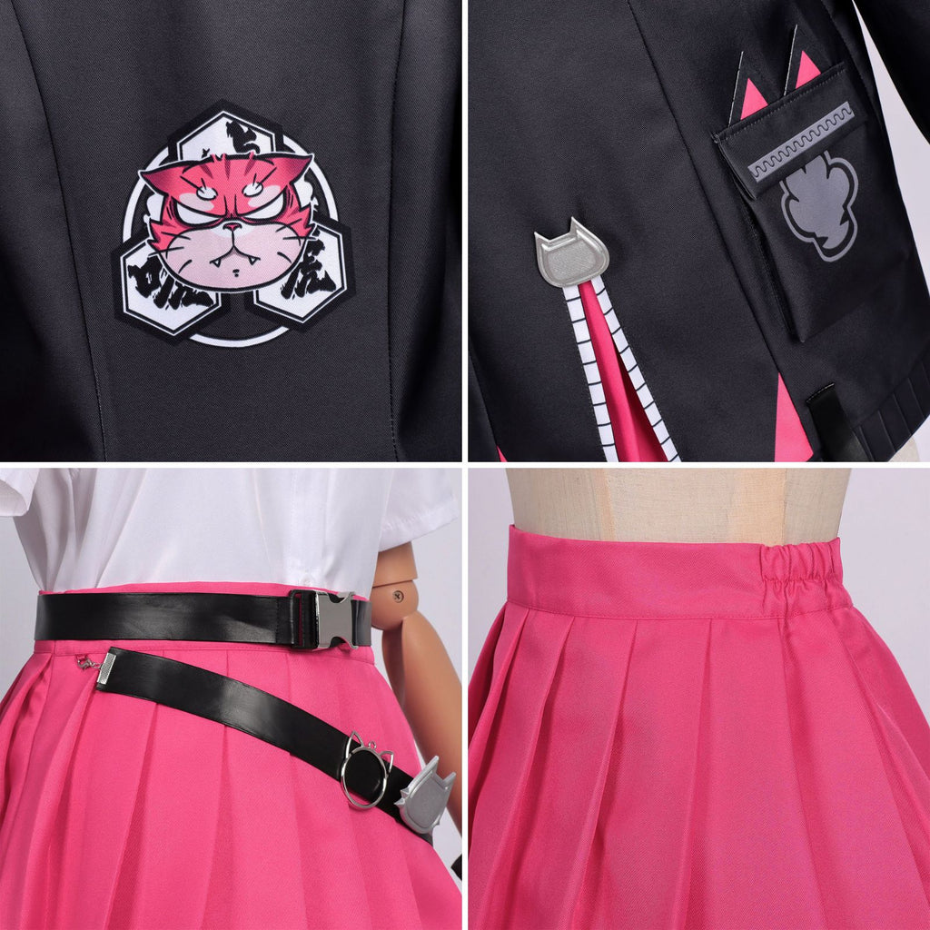 NTE ナナリ コスプレ 衣装 ウィッグ付き フルセット｜ネバエバ ゲームキャラクター 猫 ハロウィン イベント レディース Mサイズ