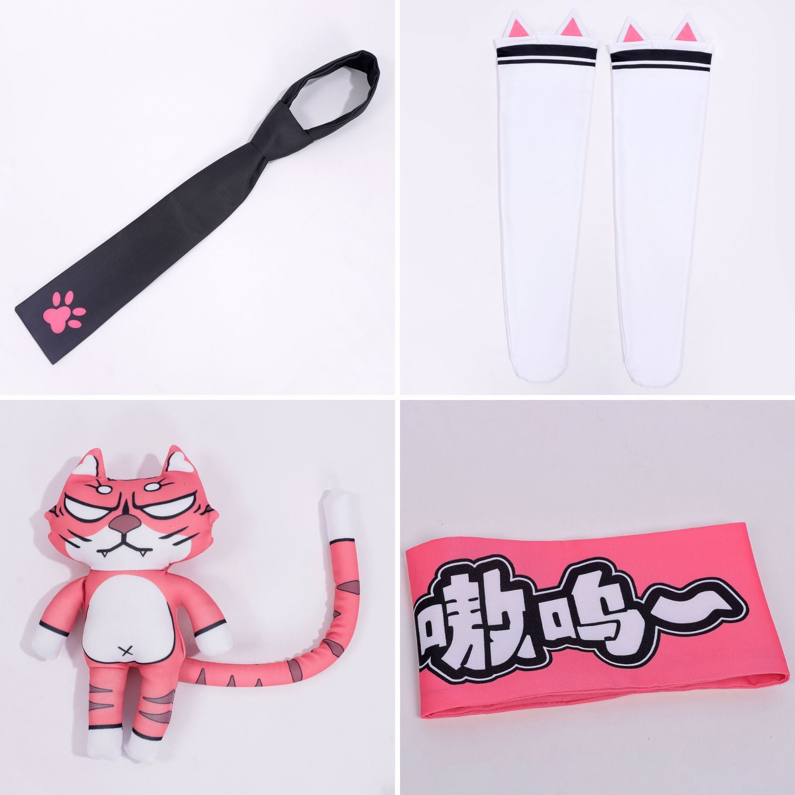 NTE ナナリ コスプレ 衣装 ウィッグ付き フルセット｜ネバエバ ゲームキャラクター 猫 ハロウィン イベント レディース Mサイズ