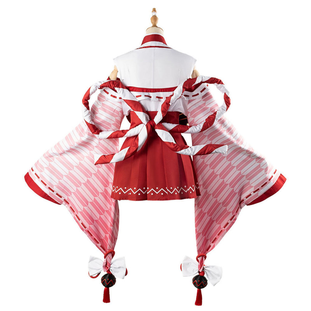 ホロライブ 百鬼あやめ コスプレ Vtuber ハロウィン 新衣装 巫女