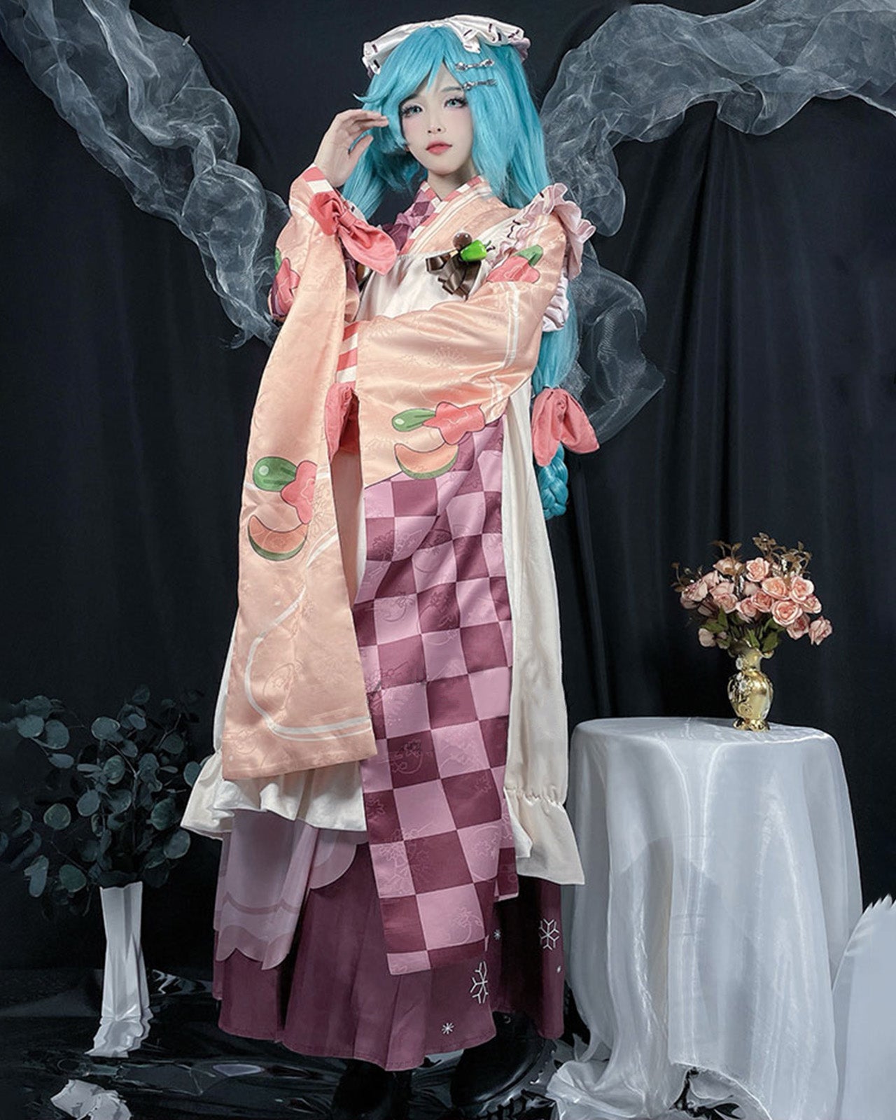 初音ミク 和装 袴 雪ミク2024 コスチューム  コスプレ衣装