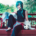 にじさんじ 緑仙 チャイナ服 コスプレ 全身 パンツスタイル