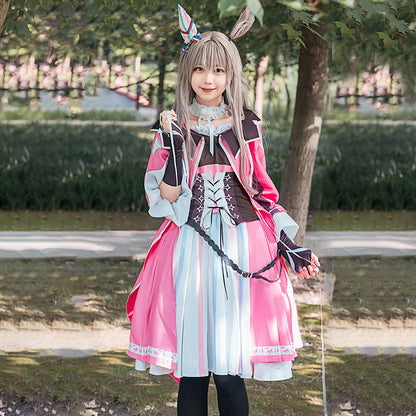 ウマ娘 ワンダーアキュート コスプレ ハロウィン アニメ 勝負服 ピンク