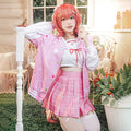 さくらみこ コスプレ衣装 9点セット ホロライブ VTuber セーラー服 桜ジャケット