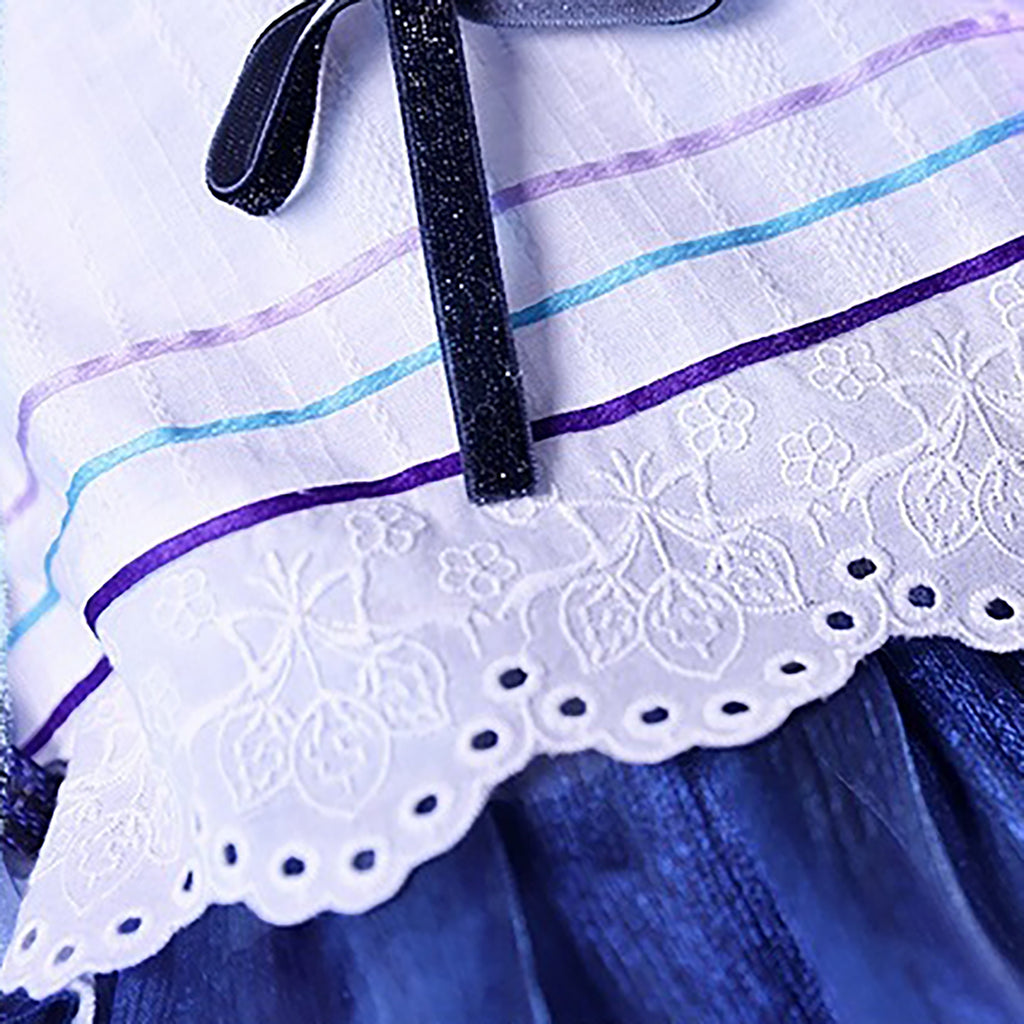 初音ミク ワンピースコスプレ 可愛い系デザイン　生地詳細