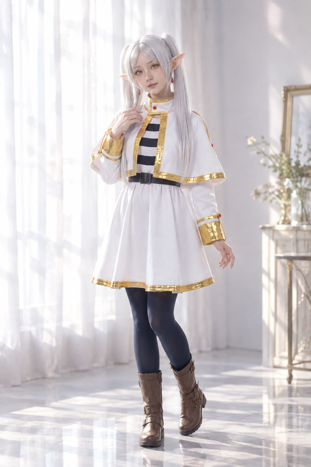 葬送のフリーレン　ウィッグ付き コスプレ フルセット