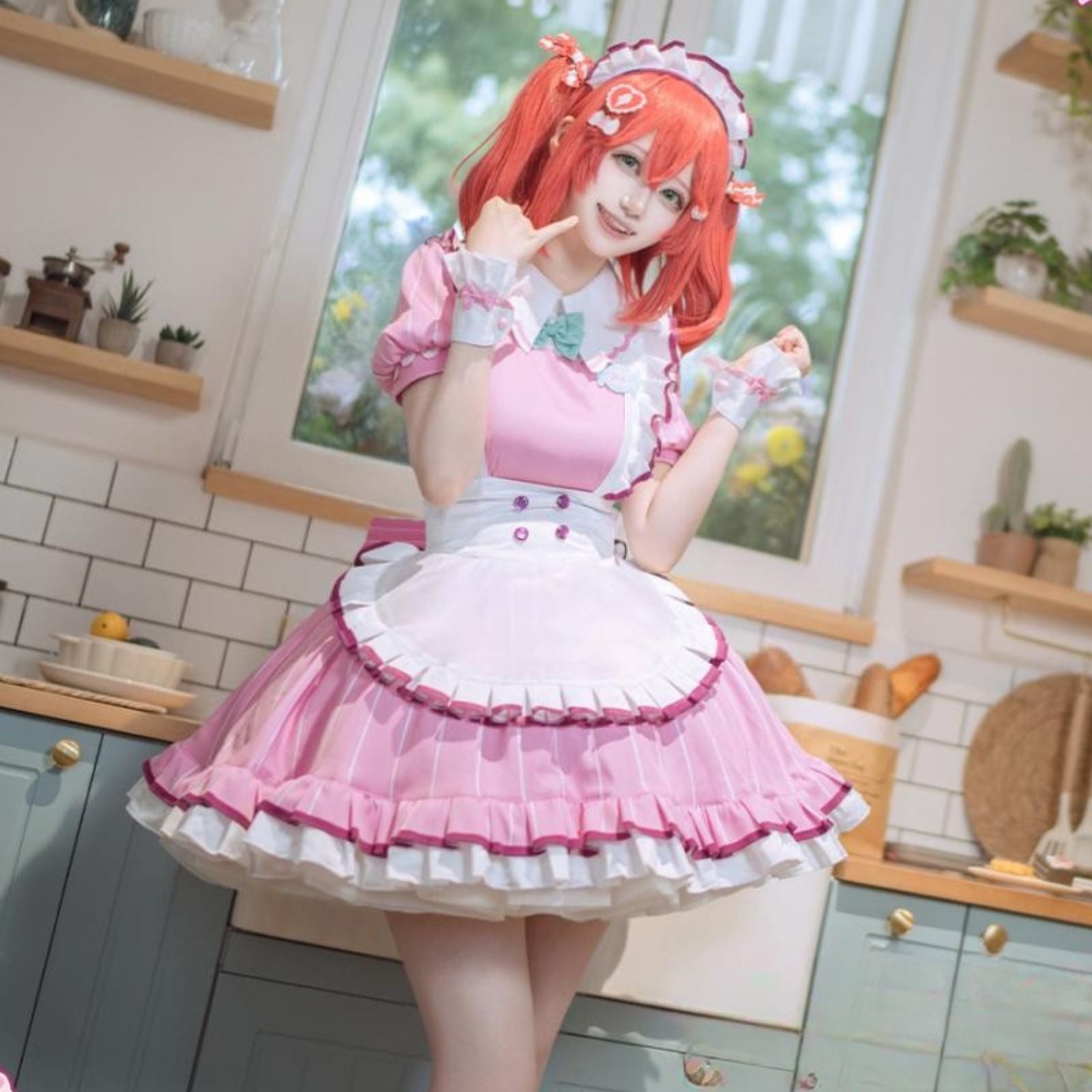 ラブライブ　愛スクリーム 黒澤ルビィ　コスプレ　ワンピース衣装