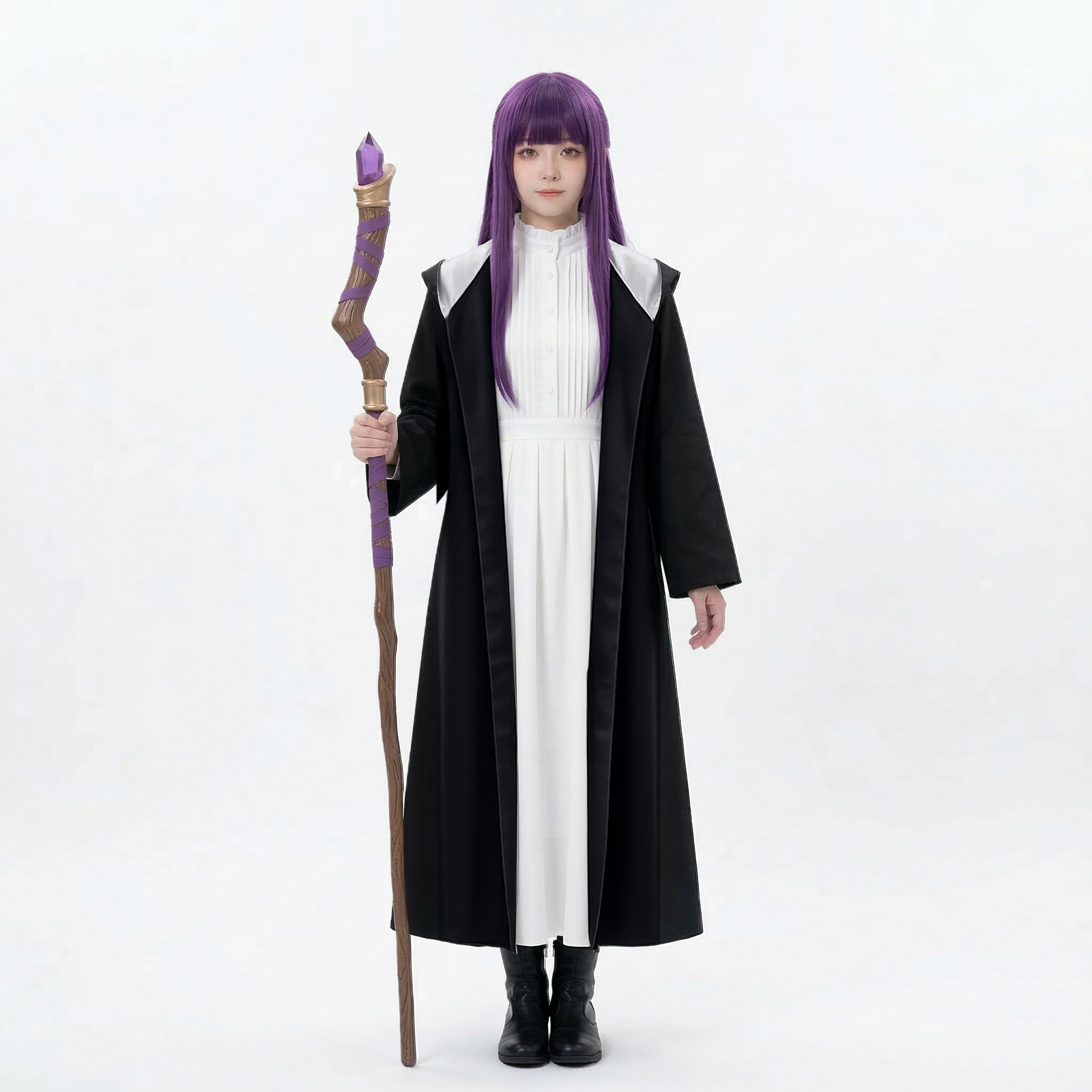 葬送のフリーレン フェルン コスプレ衣装 ウィッグ付き