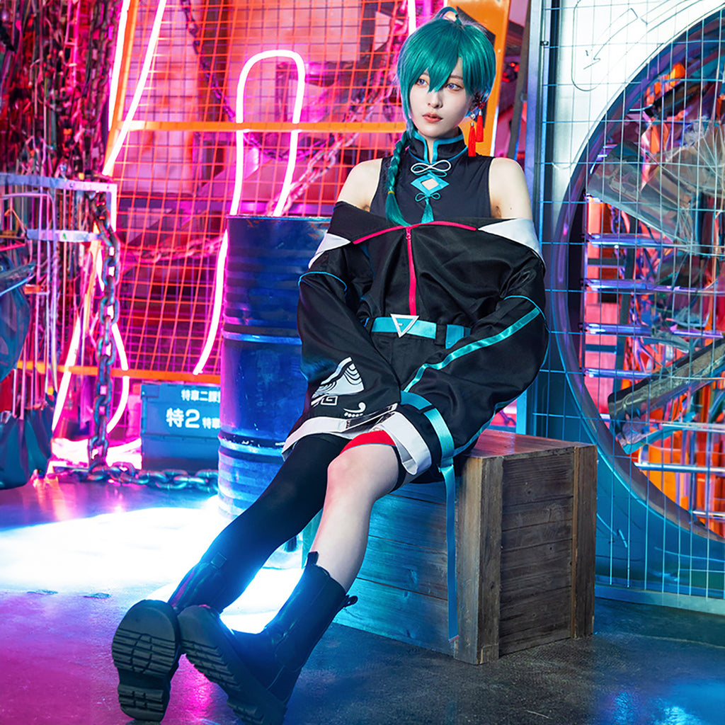 にじさんじ 緑仙 コスプレ衣装 チャイナストリート 新衣装 VTuber コスチューム