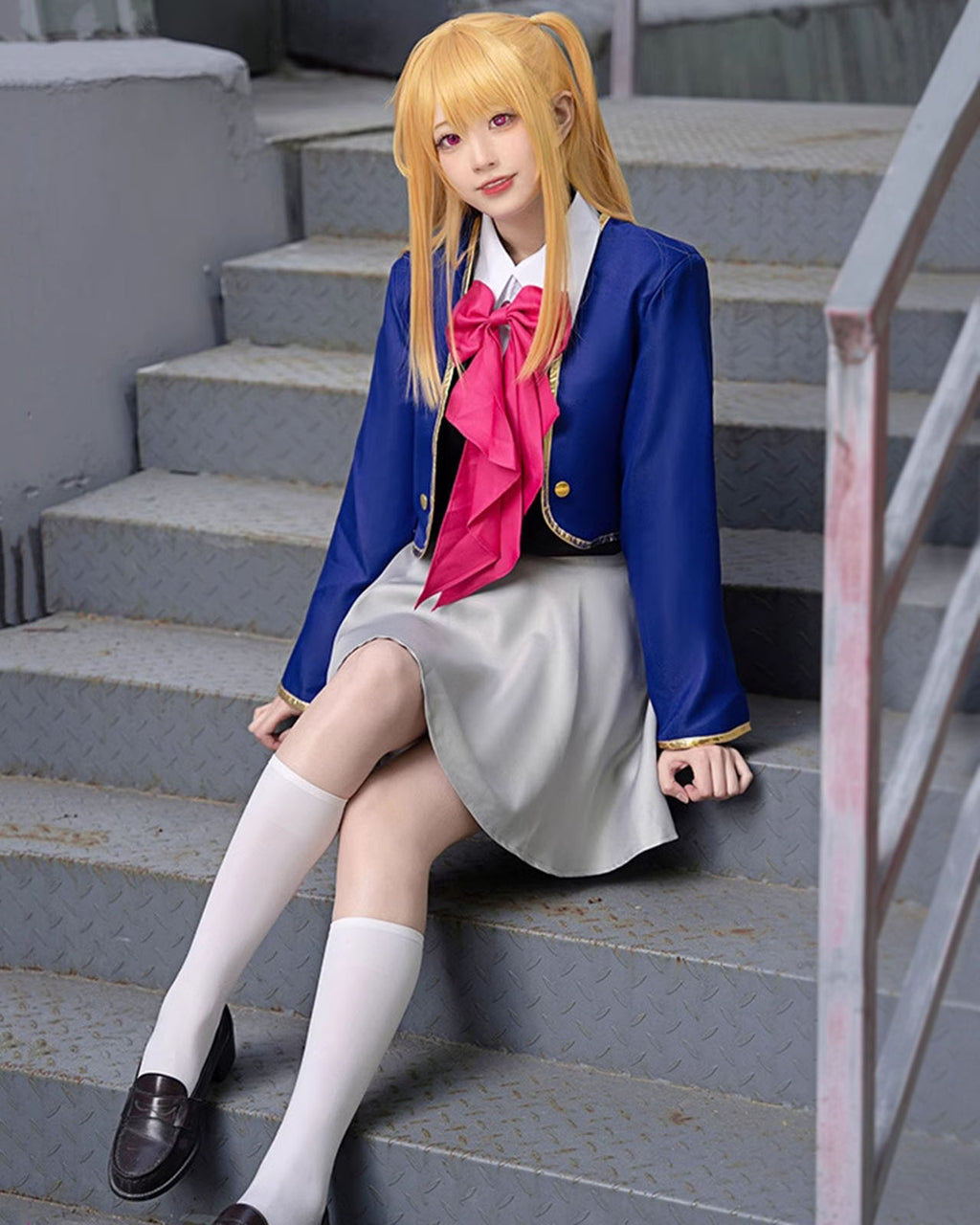推しの子 ルビー コスプレ 制服衣装 全体画像