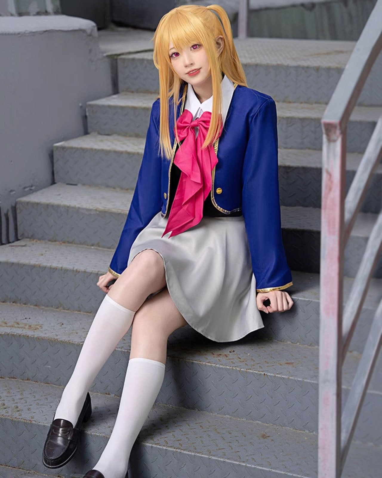 推しの子 ルビー コスプレ 制服衣装 全体画像