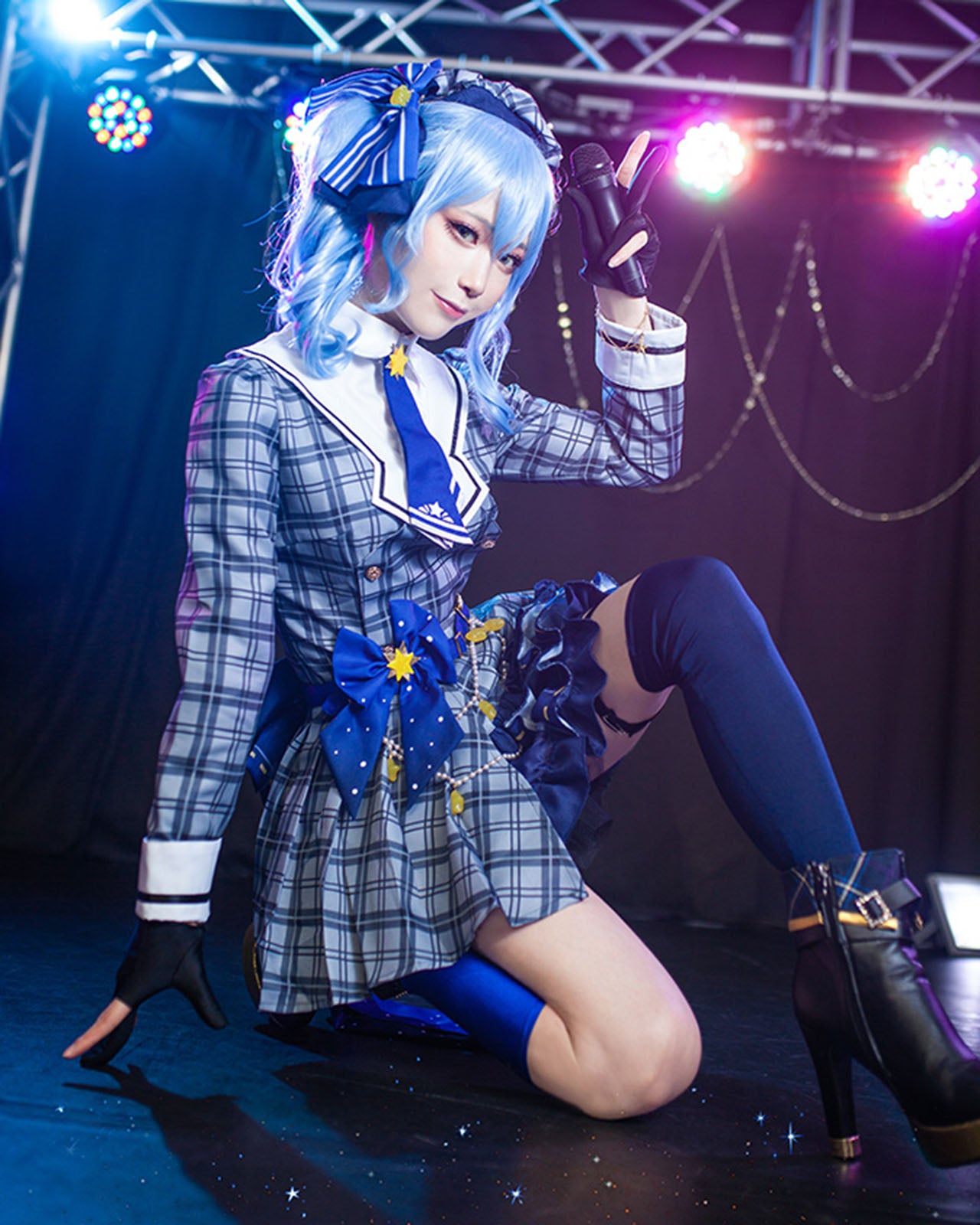 星街すいせい アイドル コスチューム コスプレ 衣装