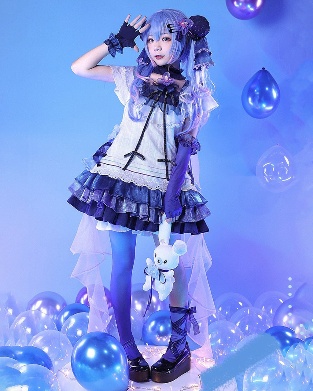 ボーカロイド 初音ミク フリルワンピース コスチューム