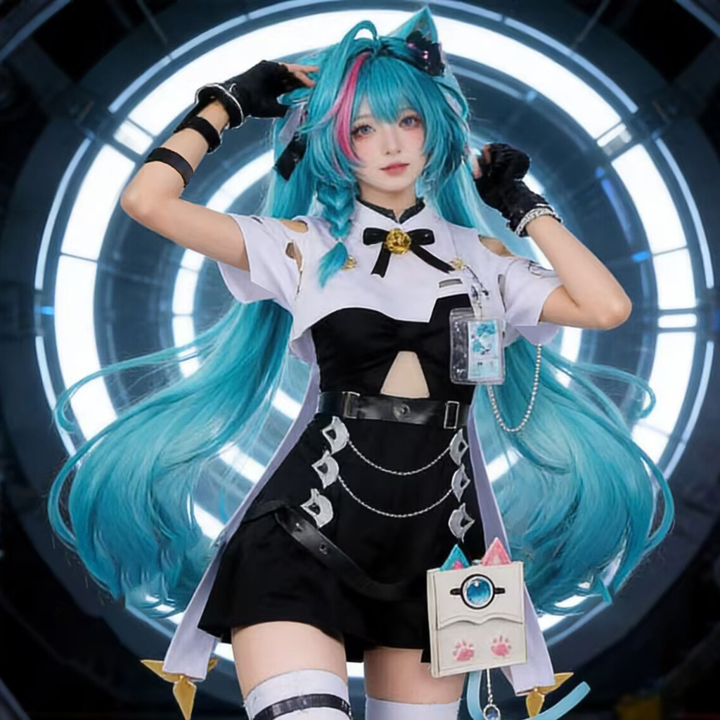 NTE ミント コスプレ 衣装 ウィッグ付き フルセット｜ネバエバ ゲームキャラクター ハロウィン イベント レディース Mサイズ