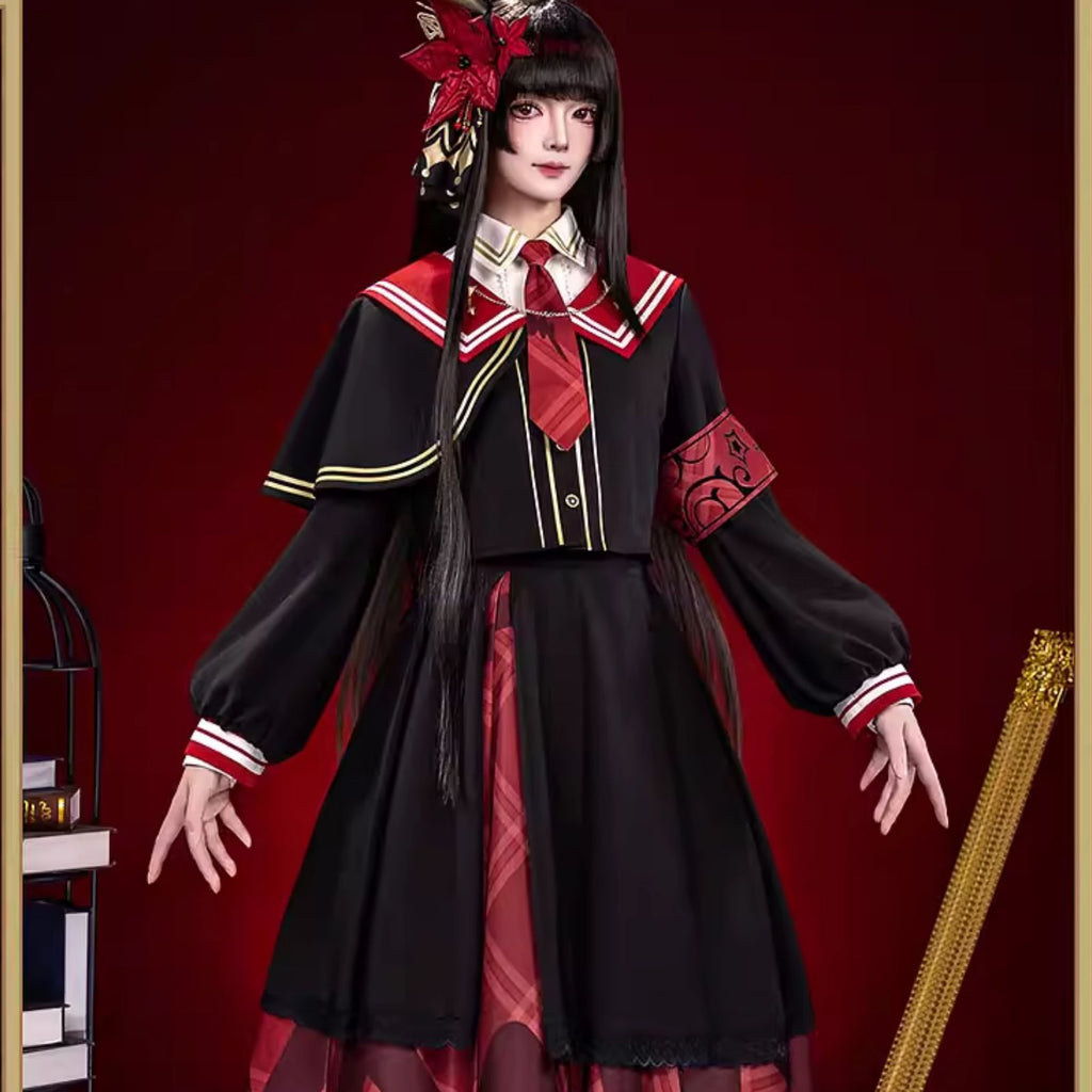 魔法少女ノ魔女裁判 二階堂ヒロ コスプレ ウィッグ付き 制服衣装