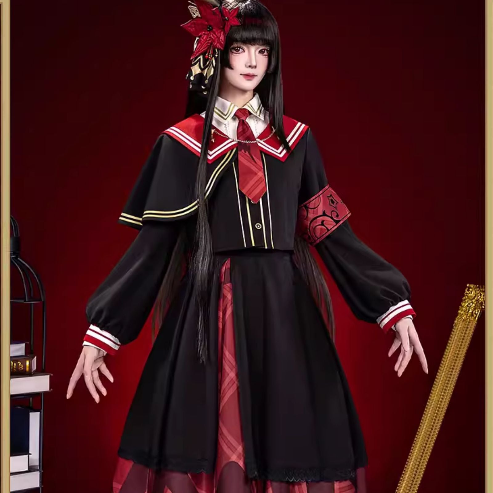 魔法少女ノ魔女裁判 二階堂ヒロ コスプレ ウィッグ付き 制服衣装