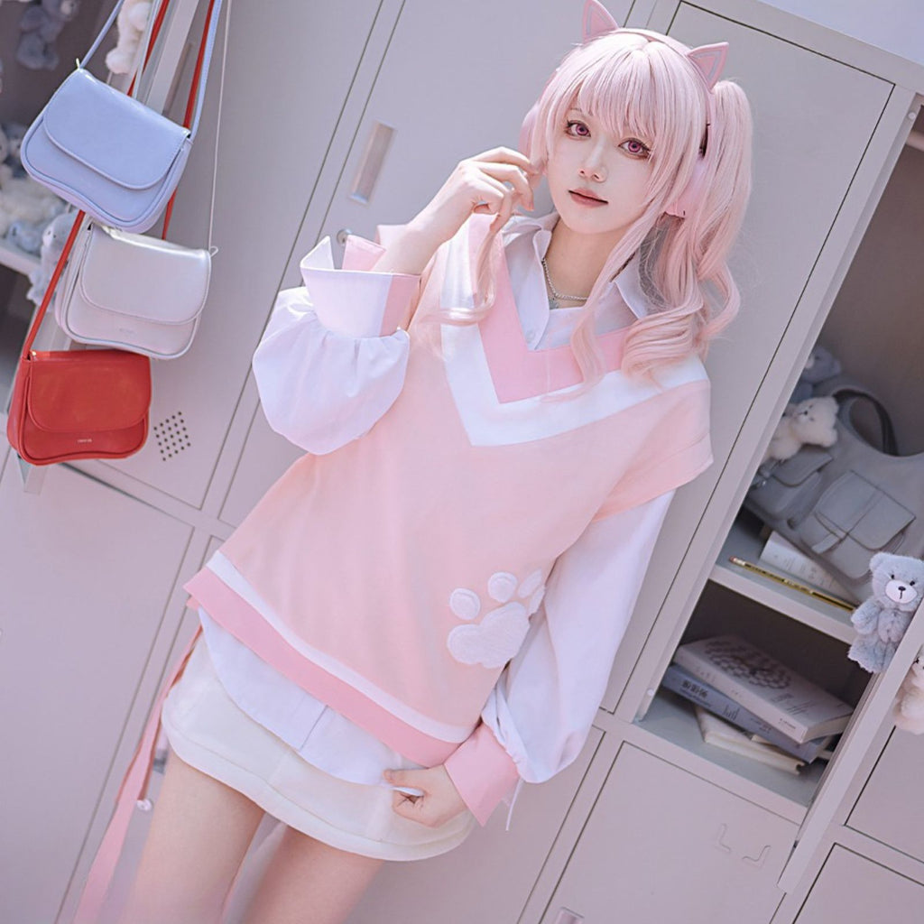 プロセカ 暁山瑞希 コスプレ 制服 アニメ ゲーム ドーナツとピース