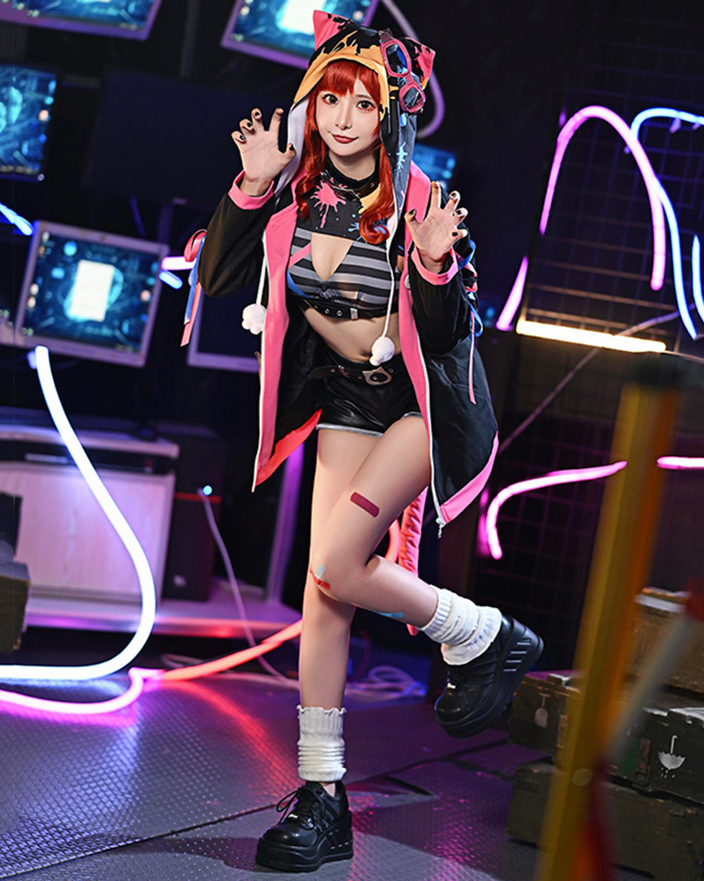 猫汰つな ルーズソックス付き コスプレ