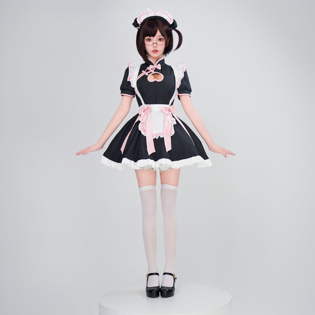 チャイナ風 メイドコスチューム レディース 仮装衣装