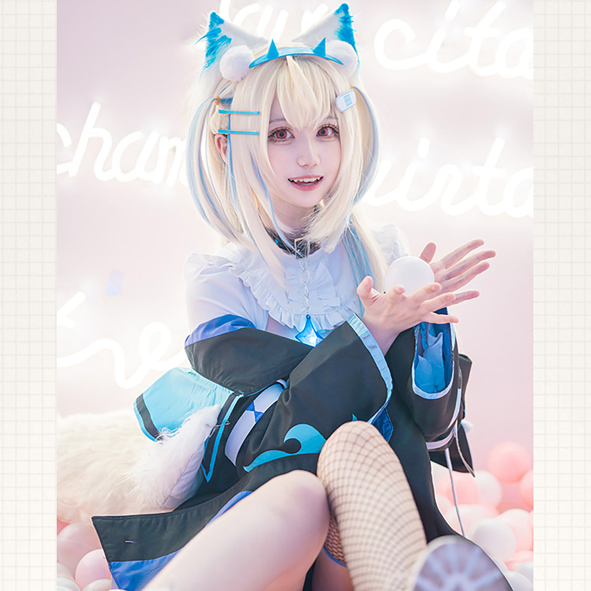 オーダーページ】ホロライブEN フワワ 叩きつけ モココ コスプレ