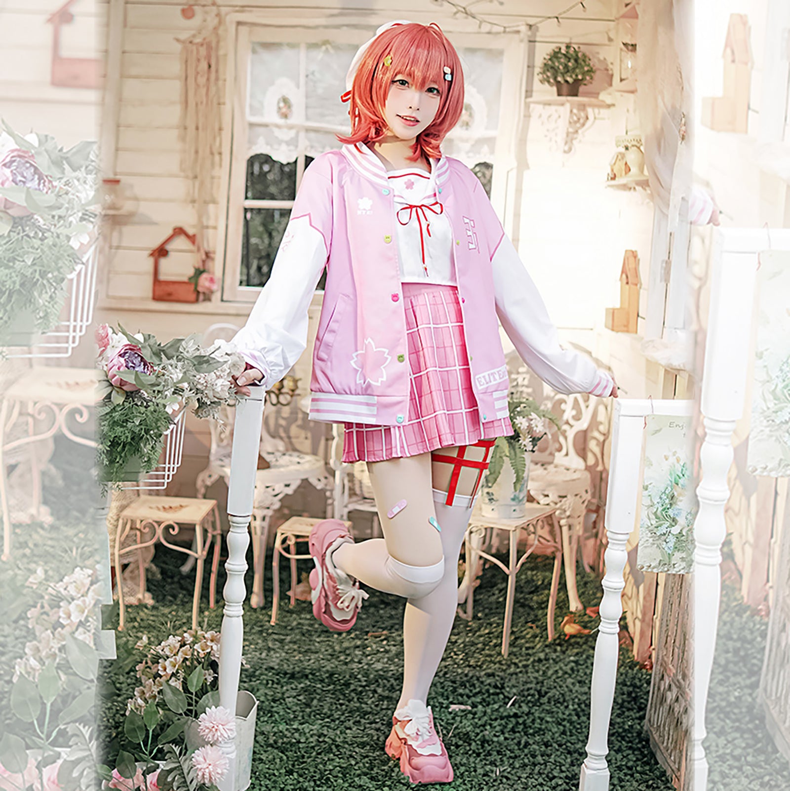 ホロライブ さくらみこ コスプレ VTuber ハロウィン マリン セーラー服　全身