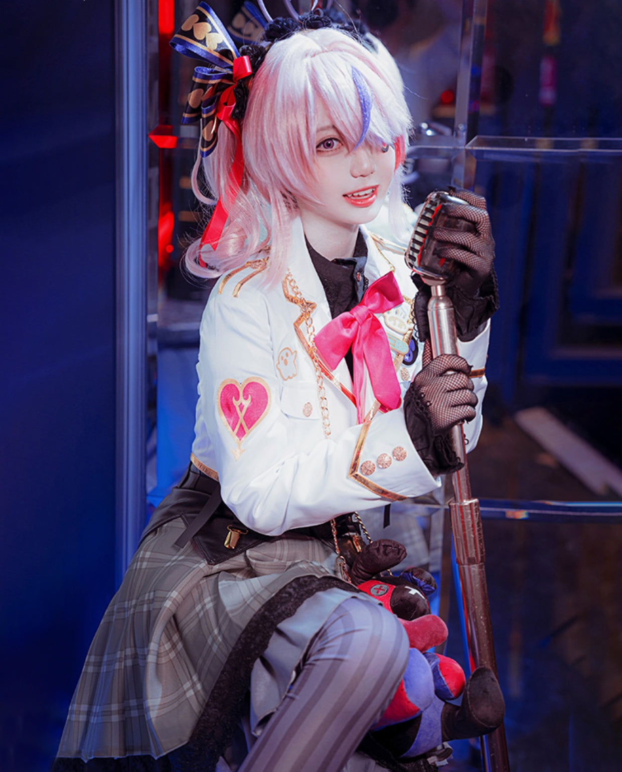 にじさんじ マリア マリオネット コスプレ 衣装 ウィッグ付き　ジャケット スカート コルセット 