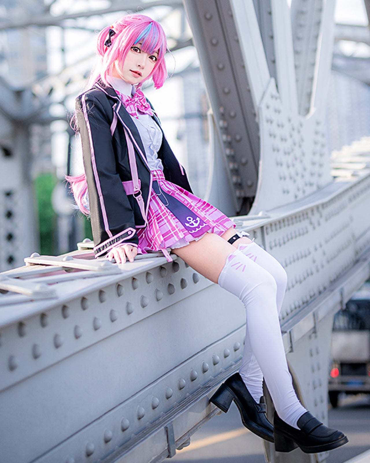 ホロライブ 湊あくあ コスプレ ハロウィン VTuber 新衣装 制服