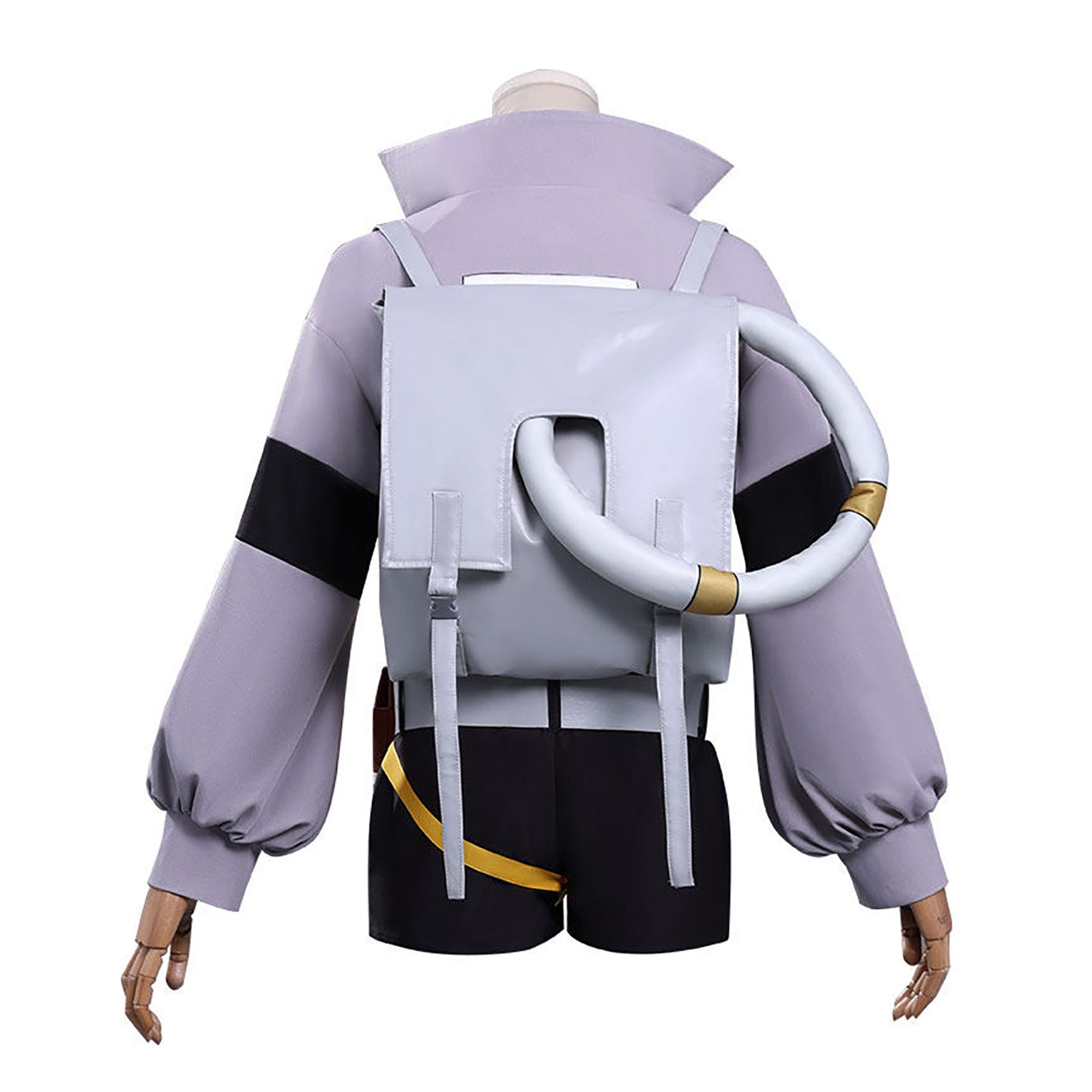ガチアクタ リヨウ コスプレ衣装 ウィッグ付き コスチューム　背面