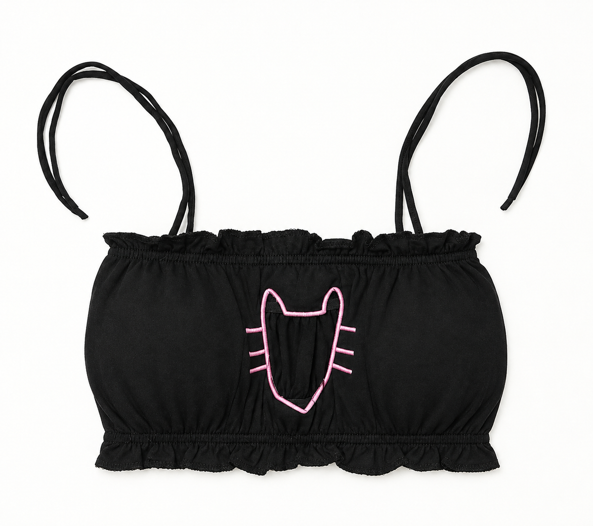 ねこランジェリー 猫モチーフ トップス パンツ 2点セット 猫コスプレ セクシーランジェリー