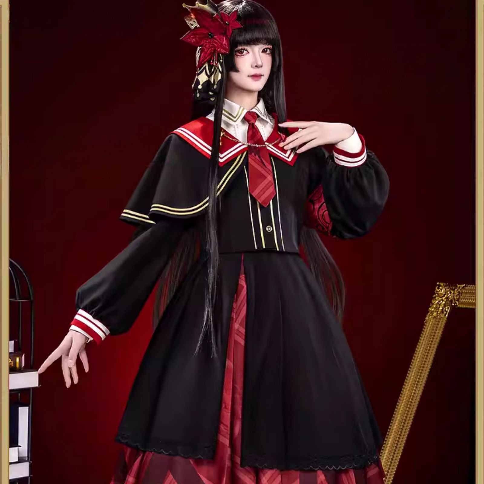 魔法少女ノ魔女裁判 二階堂ヒロ コスプレ ウィッグ付き 制服衣装