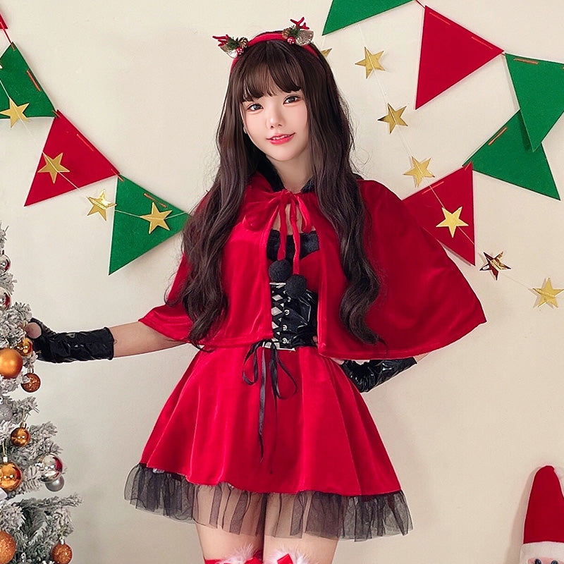 デビルサンタ コスチューム 小悪魔風サンタコス