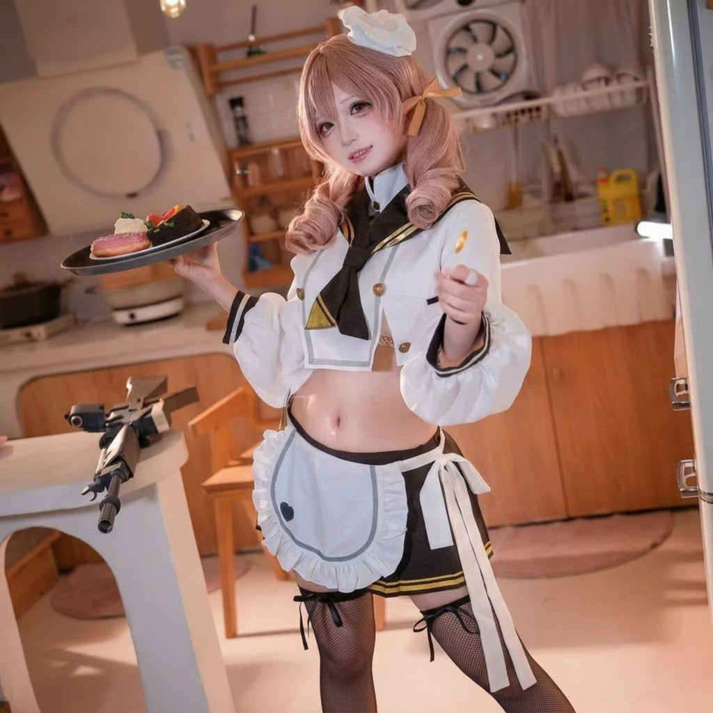 NIKKE ブレッディ コスプレ 勝利の女神 ニケ セーラー風衣装　ミニスカート