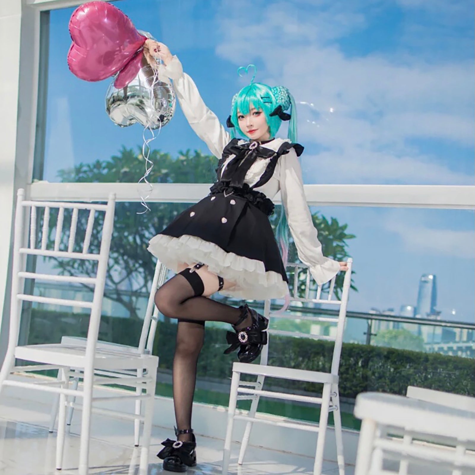 初音ミク 地雷 コスプレ ウィッグ付き ありがたかっ