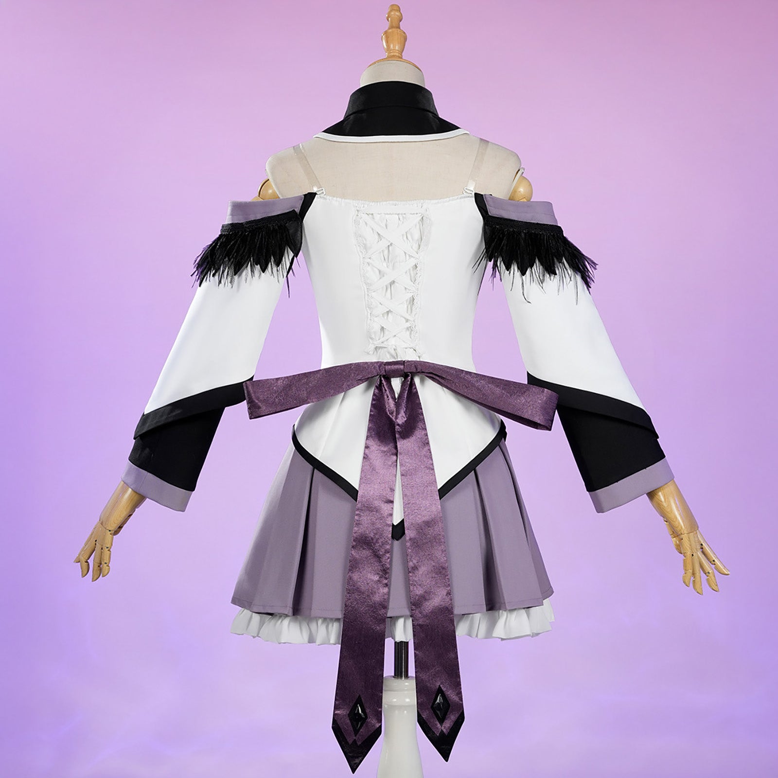 魔法少女まどか☆マギカ 暁美ほむら コスプレ 魔法少女衣装　背面