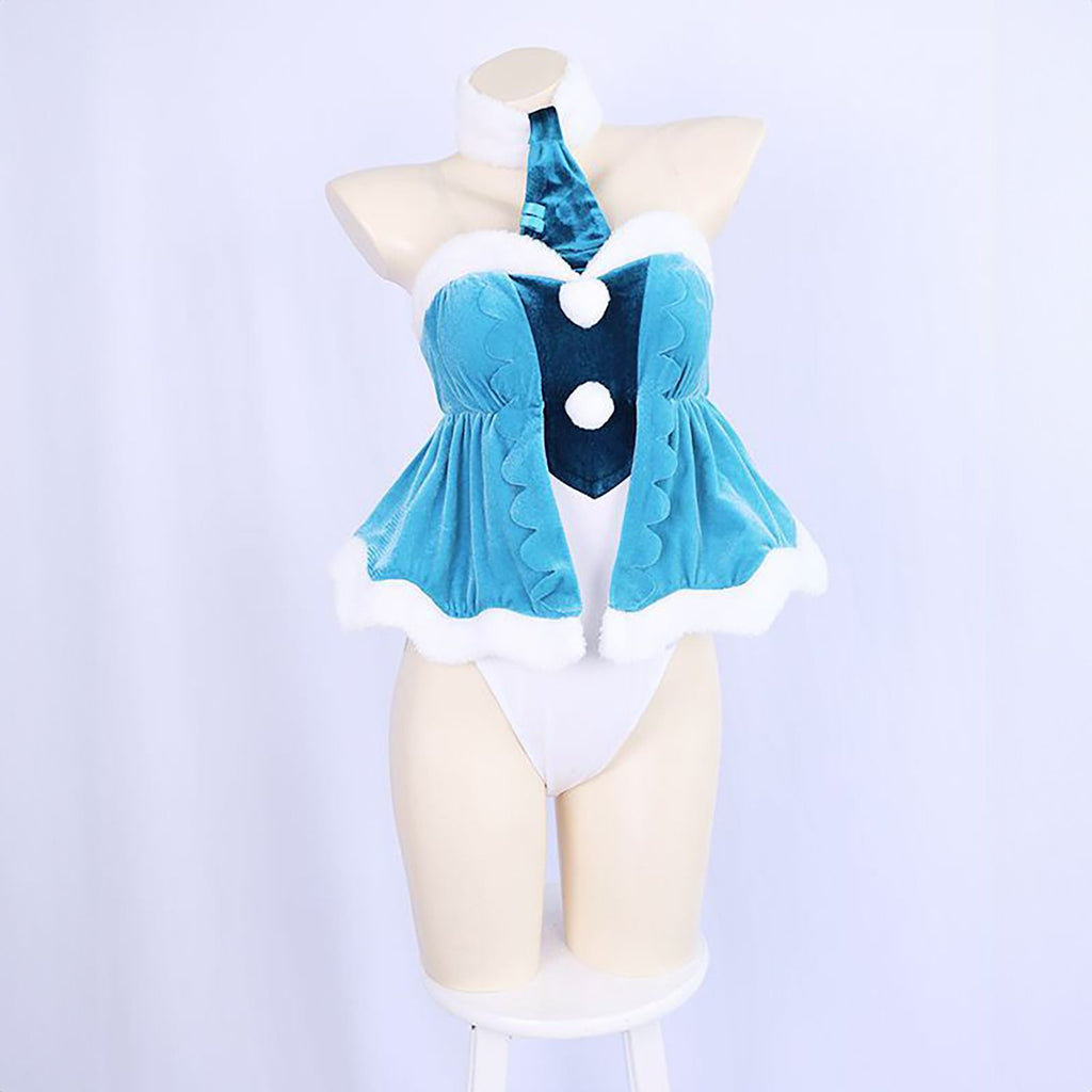 初音ミク バニー 衣装セット ブルー ノースリーブ ハロウィン 学園祭