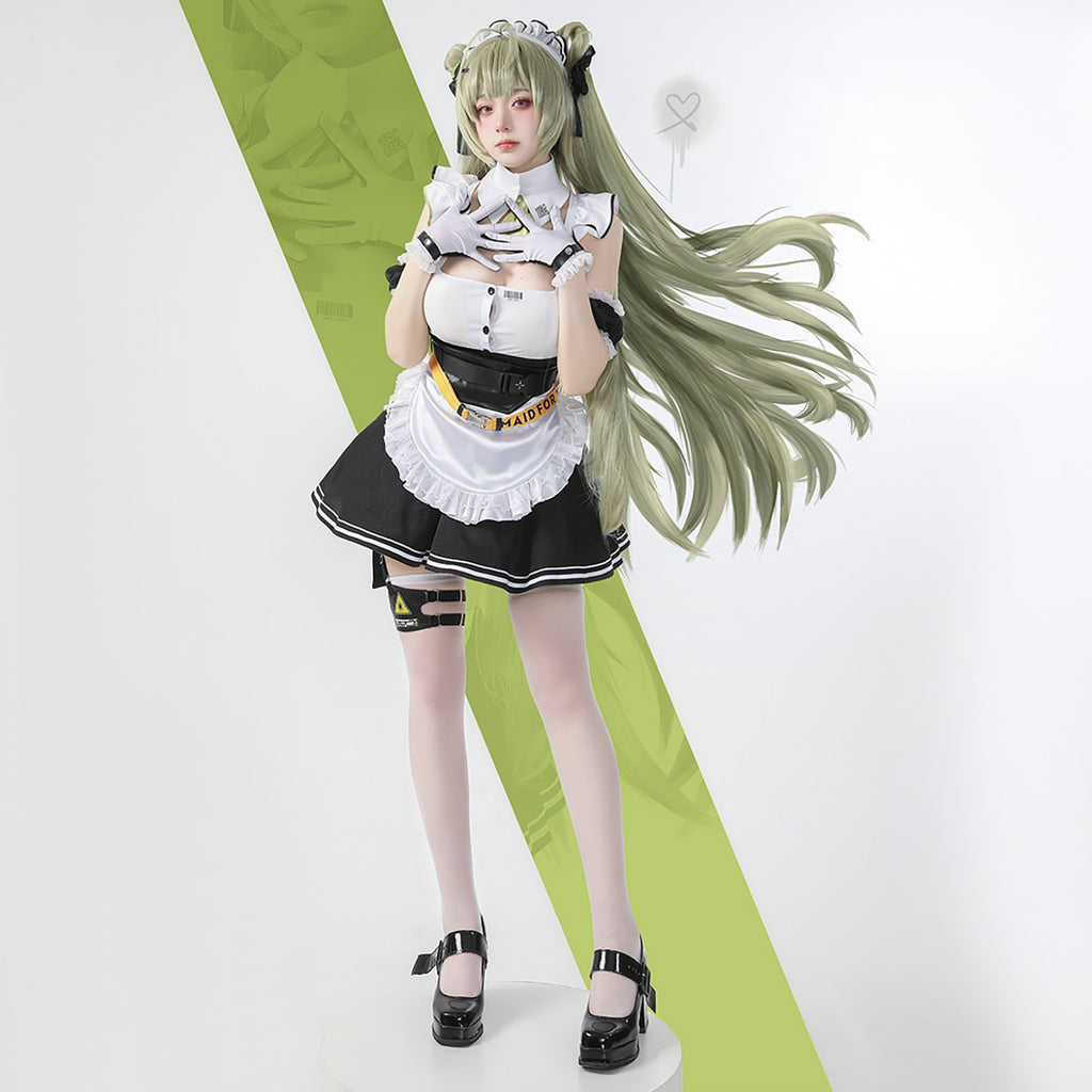 ソーダ コスプレ衣装 15点セット 勝利の女神NIKKE ニケ メイド　ミニ　メイドカフェ