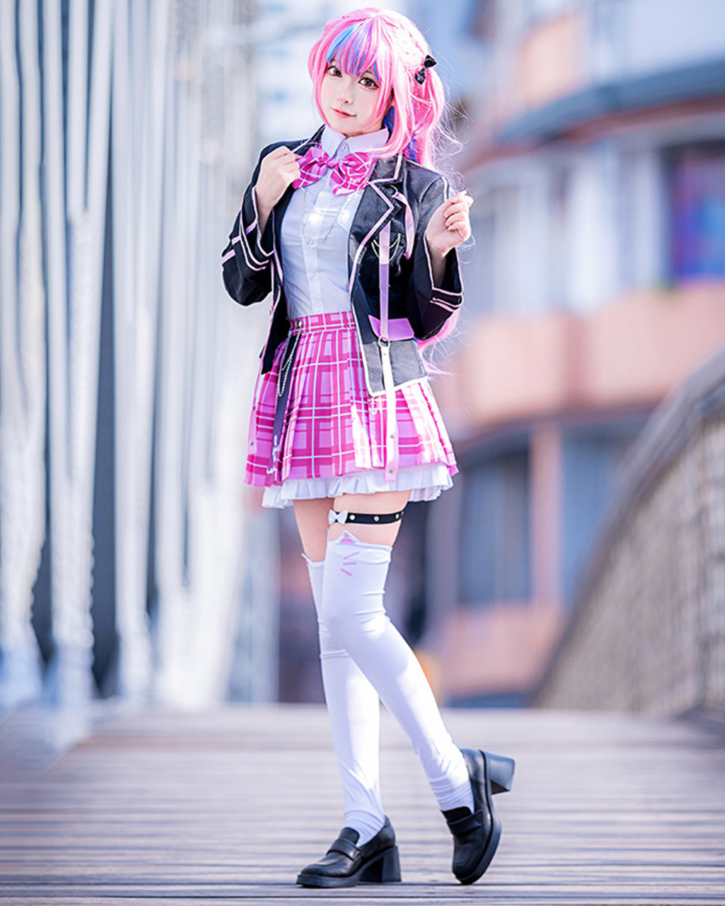 ホロライブ 湊あくあ コスプレ ハロウィン VTuber 新衣装 制服