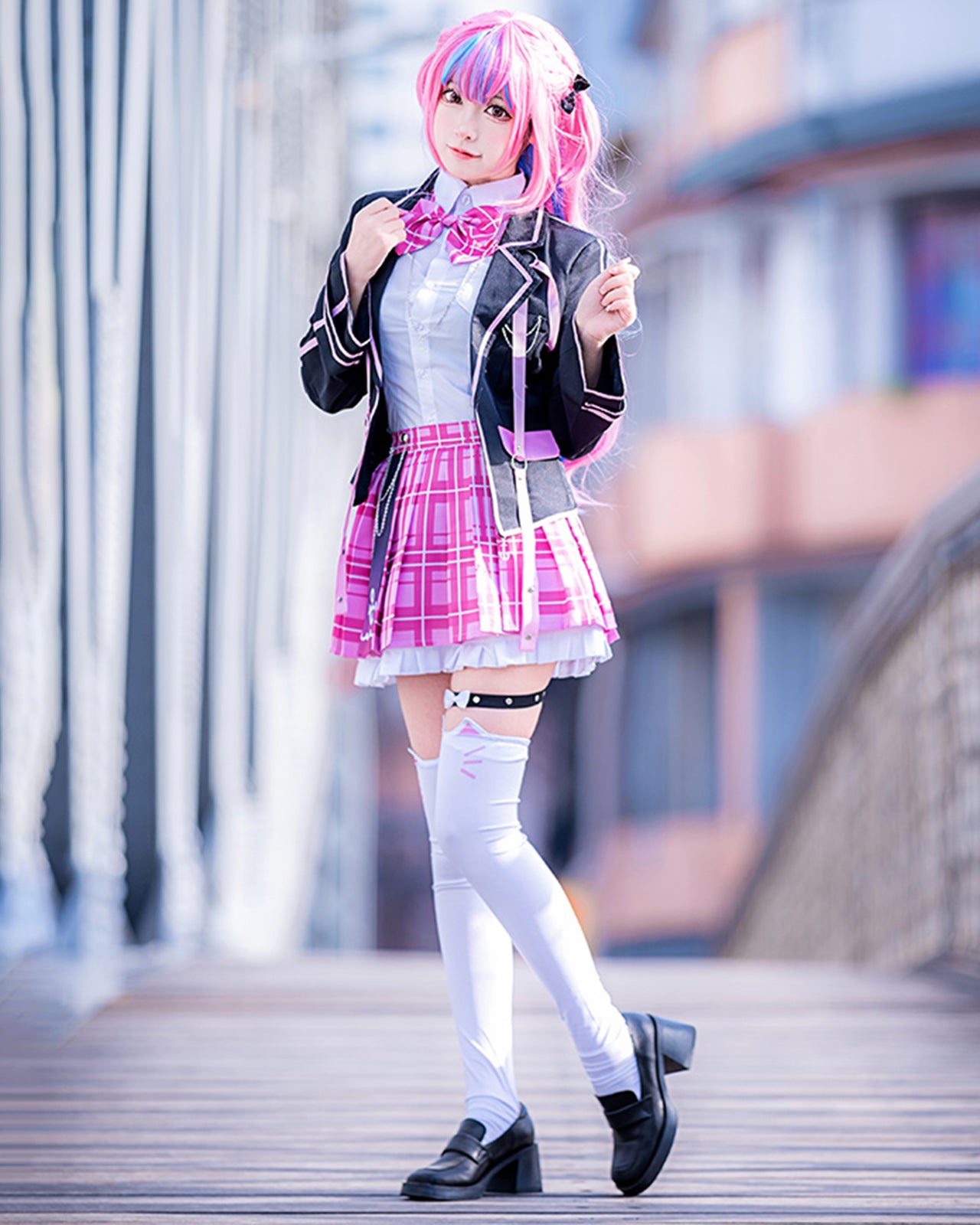 ホロライブ 湊あくあ コスプレ ハロウィン VTuber 新衣装 制服