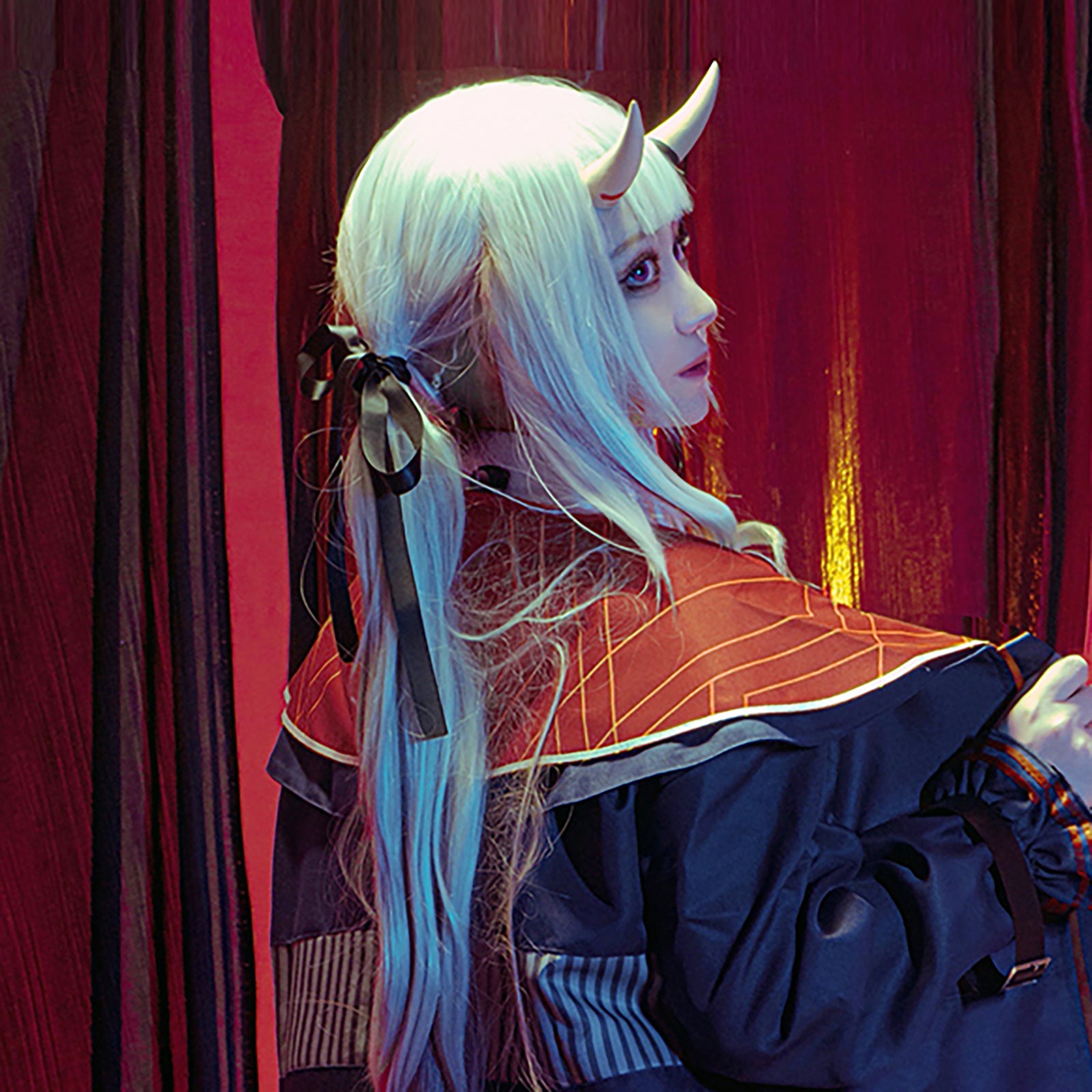 ホロライブ 百鬼あやめ コスプレ レディース ハロウィン 鬼娘 私服