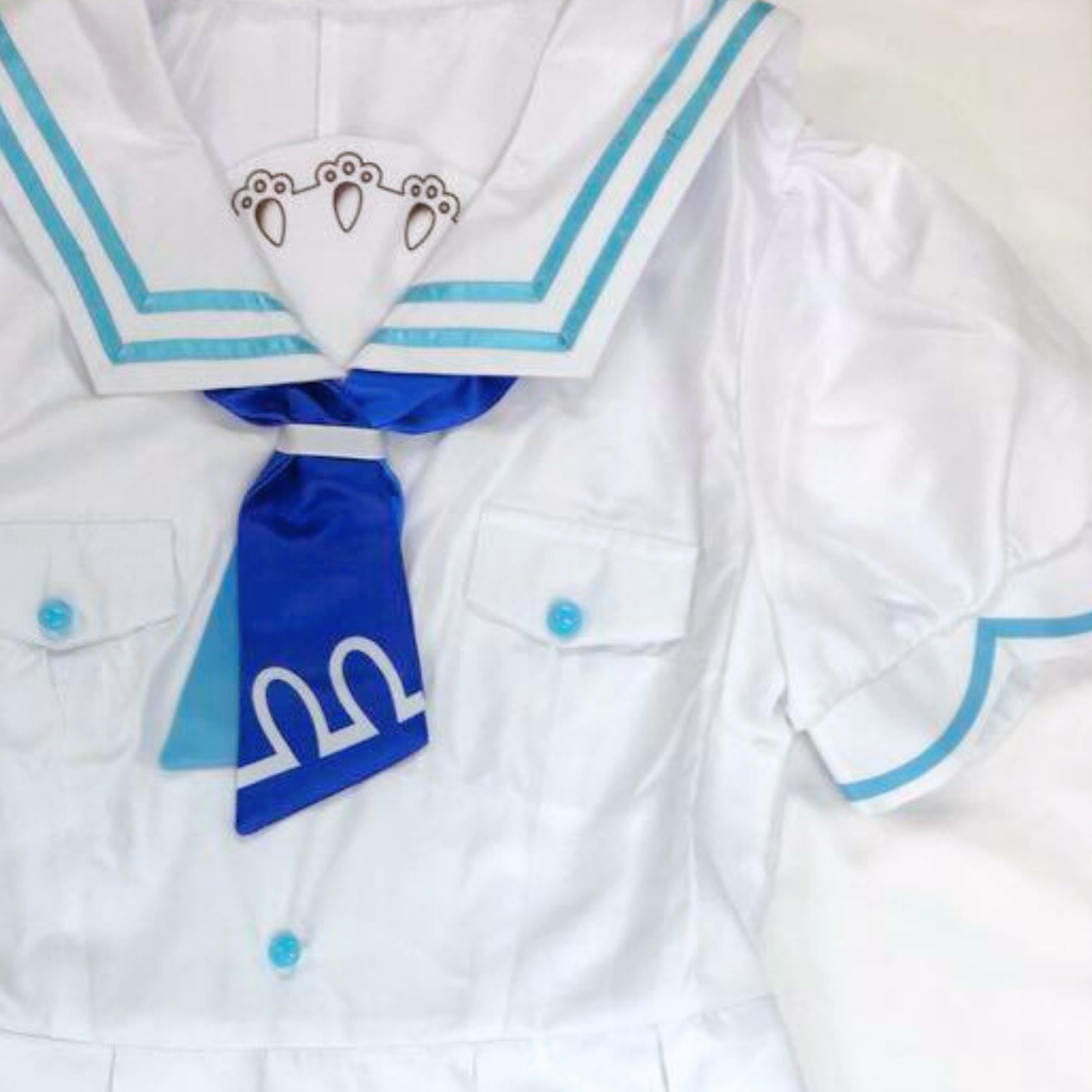 兎田ぺこら　コスチューム　セーラー服　ワンピース　詳細