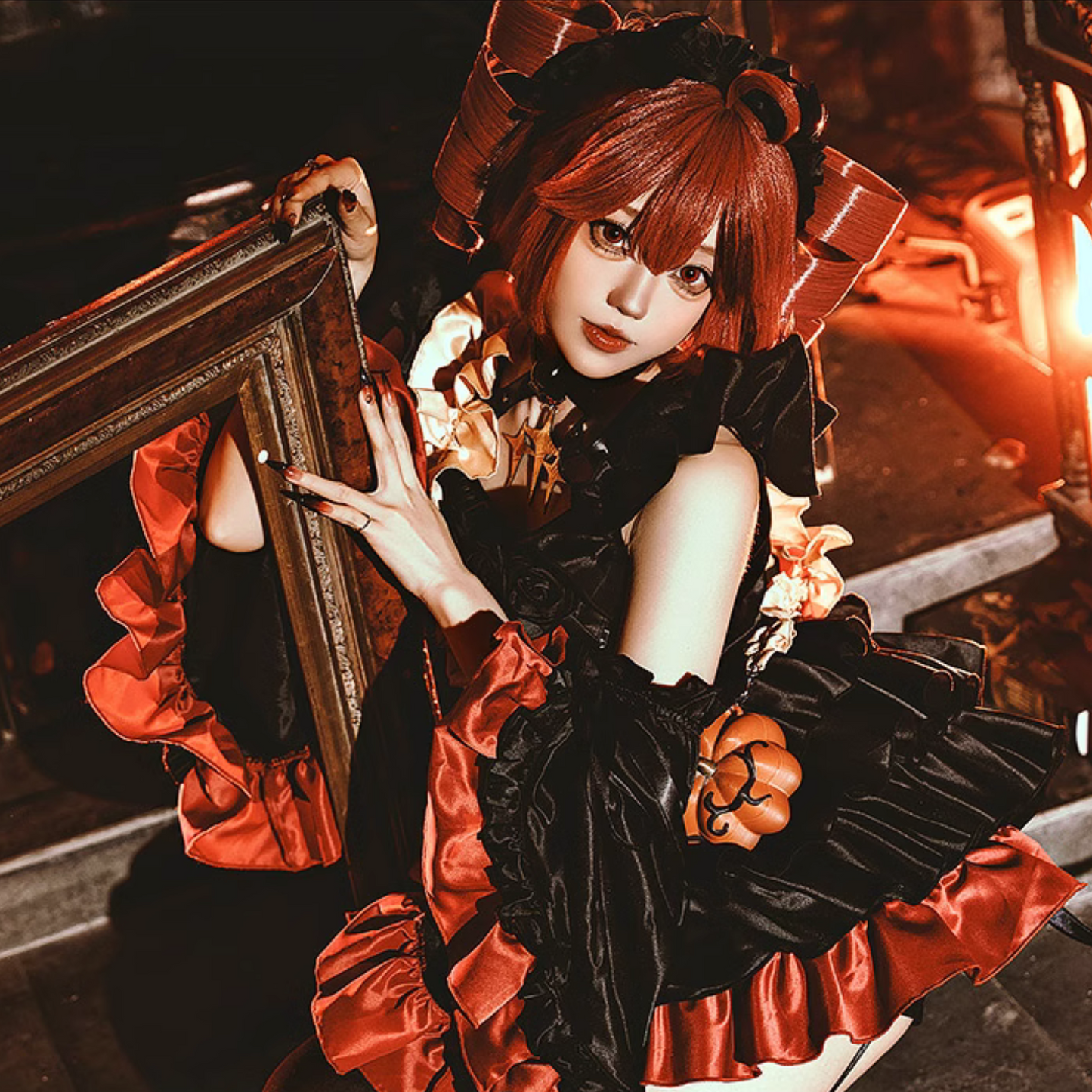 重音テト コスプレ ハロウィン ワンピース レディース デビル 小悪魔