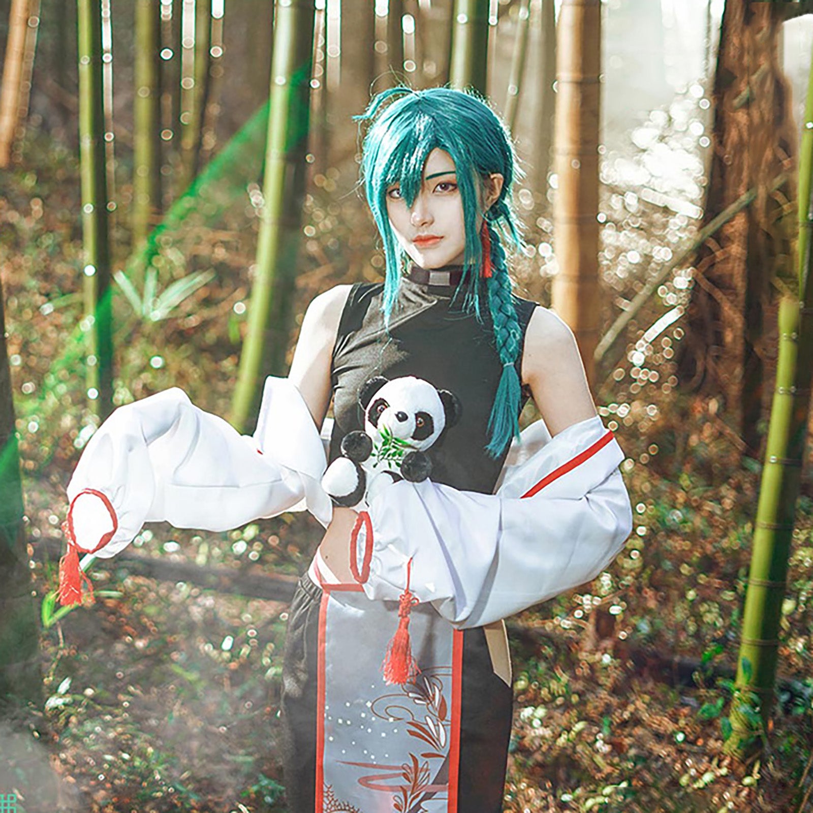 にじさんじ 緑仙 コスプレ ハロウィン VTuber 仙河緑 チャイナ服