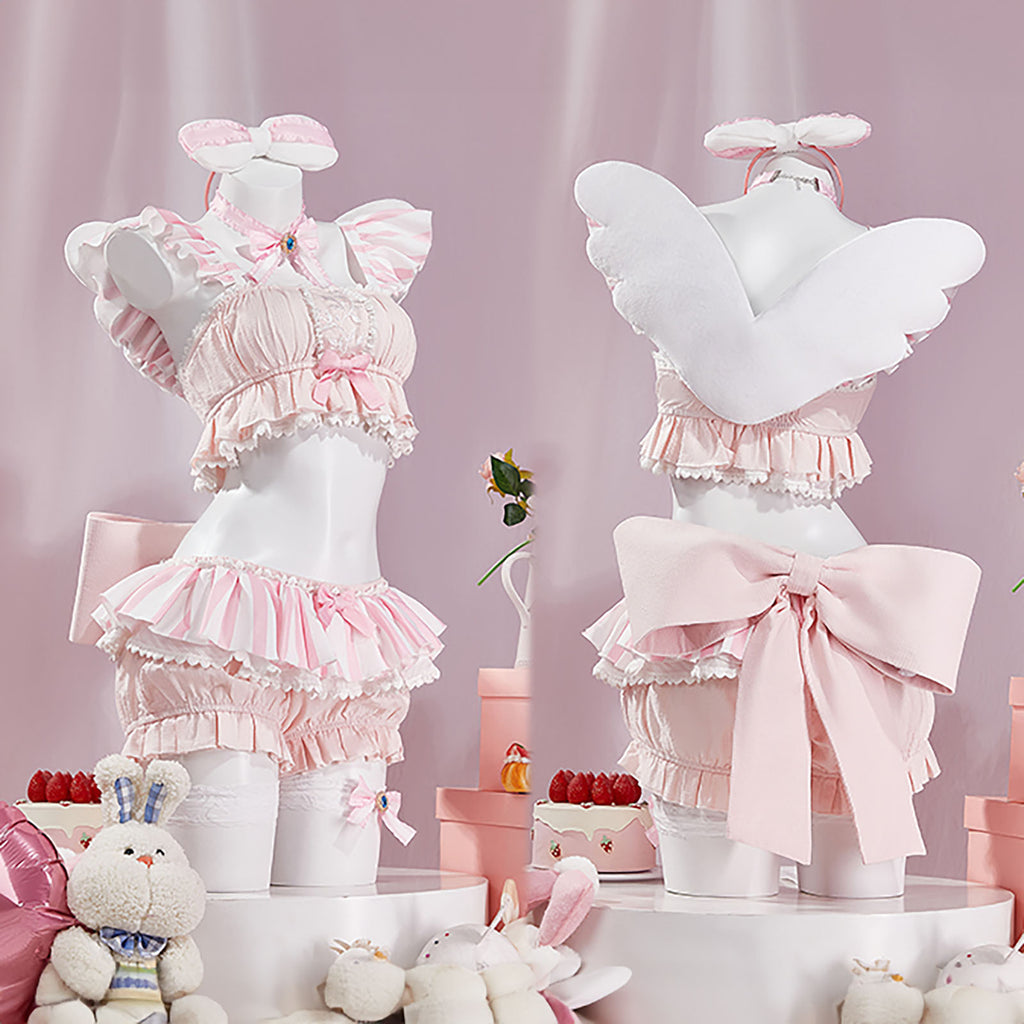 プリズマ☆イリヤ イリヤ コスプレ アニメ ハロウィン ルームウェア ピンク