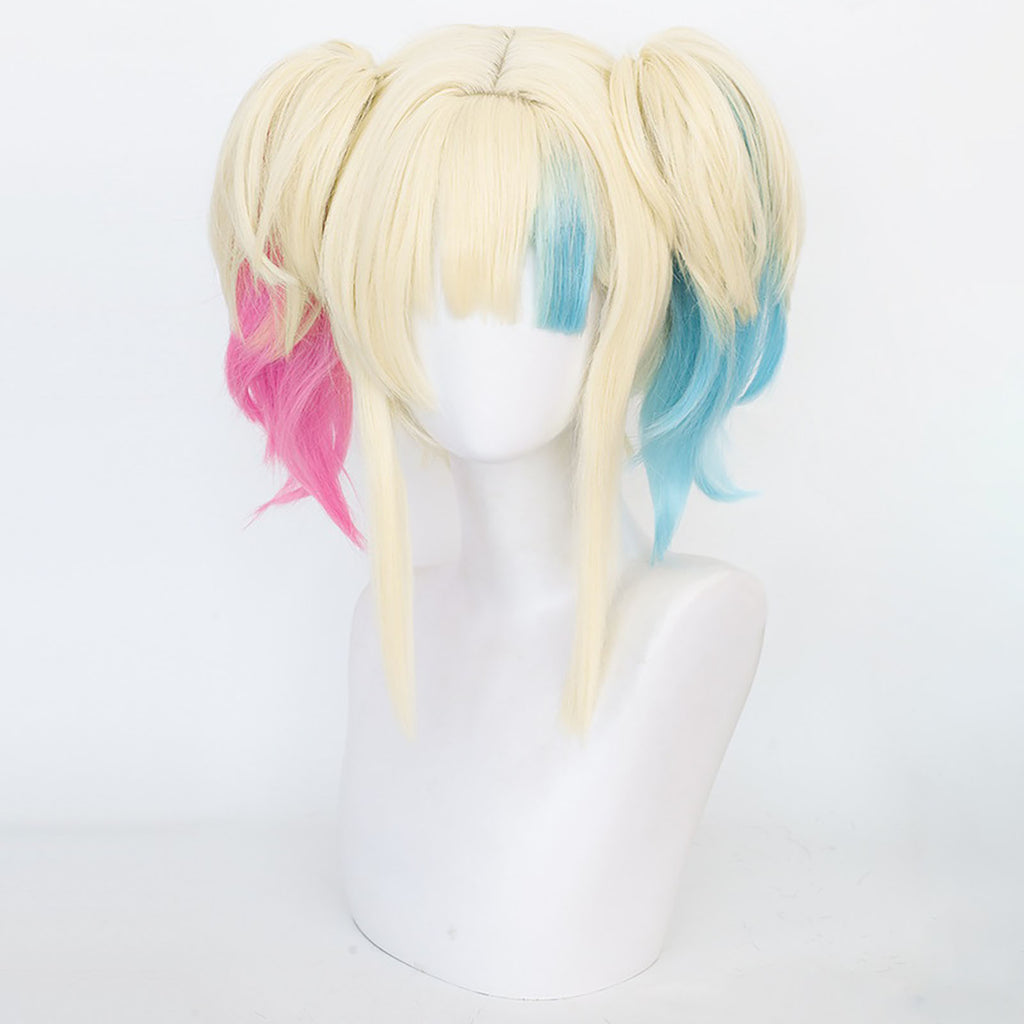 ハーレイクイン コスプレ ウィッグ ディテール 