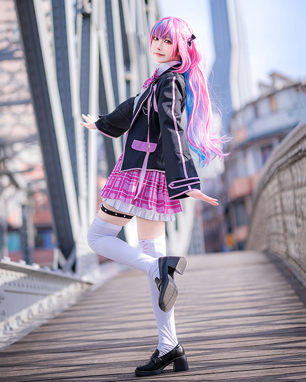 ホロライブ 湊あくあ コスプレ ハロウィン VTuber 新衣装 制服