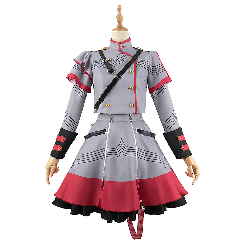 重音テト コスチューム ワンピース 制服　軍服　ボカロ　ボーカロイド　バーチャルシンガー　かさね　てと